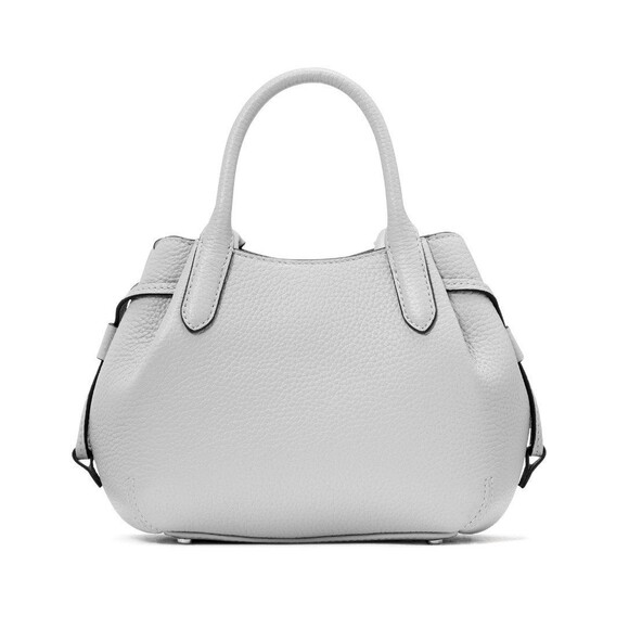 New Kate Spade Dumpling Mini Satchel Pebble Leather Mountain Grey - Picture 5 of 5